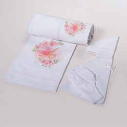 Λαδόπανα για κορίτσια με μονόγραμμα