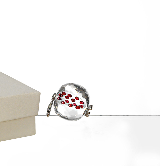 Μπομπονιέρα κρυστάλλινο Ρόδι Μπομπονιέρα κρυστάλλινο Ρόδι