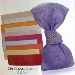 Πουγκί γάζα για δετές μπομπονιέρες γάμου