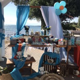 Στολισμός βάπτισης με θέμα Summer Time