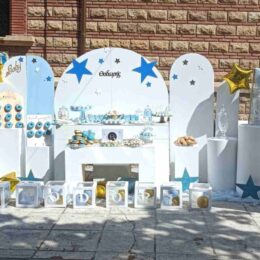 Στολισμός βάπτισης αστεράκι αγόρι