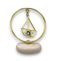 Μπομπονιέρα βάπτισης πέτρα με καραβάκι