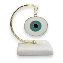 Μπομπονιέρα βάπτισης πέτρα με μάτι