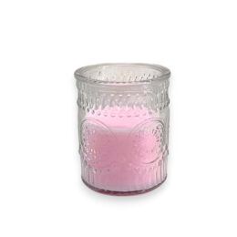 Μπομπονιέρες βάπτισης βαζάκι με κεράκι