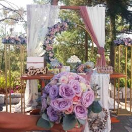 Στολισμός γάμου με rustic ύφος